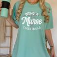 Nursing Male Nurse Murse RN Graduation Week Idea Women's Comfort Colors T-Shirt Chalky Mint