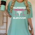 Nursing School Graduation Shirt Women's Comfort Colors T-Shirt Chalky Mint
