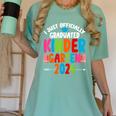 I Officially Graduated Kindergarten Graduation 2024 Women's Comfort Colors T-Shirt Chalky Mint
