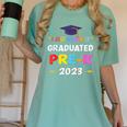 I Officially Graduated Pre-k Graduation Pre k Class 2023 Kid Women's Comfort Colors T-Shirt Chalky Mint