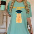 Orange Tabby Cat Graduation Distressed Shirt For Grads For Men Women Girls Kids Women's Comfort Colors T-Shirt Chalky Mint