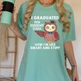 Owl Elementary Graduation Shirt-6th Grade Graduation Women's Comfort Colors T-Shirt Chalky Mint