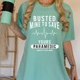 Paramedic School Graduation TShirt For Paramedic Busted Women's Comfort Colors T-Shirt Chalky Mint