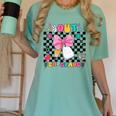 Peace Out 2nd Grade Graduation Last Day School Second Grade Women's Comfort Colors T-Shirt Chalky Mint