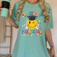 Peace Out Preschool Graduation Last Day Teachers Boys Girls Women's Comfort Colors T-Shirt Chalky Mint