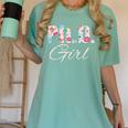 PhD Girl Doctorate Degree Graduation Women Her Psychology Women's Comfort Colors T-Shirt Chalky Mint