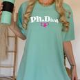 PhD Graduate PhD Female PhD Doctorate Graduation Phd Student Premium Tri-Blend Women's Comfort Colors T-Shirt Chalky Mint