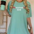 PhD Graduation PhinisheD Finished 2018 Tshirt Women's Comfort Colors T-Shirt Chalky Mint