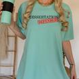 PhD Thesis Defense Graphic Doctoral Graduation Women's Comfort Colors T-Shirt Chalky Mint