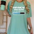Physical Therapist Progress Graduation T-Shirt Women's Comfort Colors T-Shirt Chalky Mint
