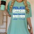 Police Officer Saying Academy Graduation Women Men Women's Comfort Colors T-Shirt Chalky Mint