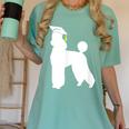 Poodle Graduation Dog Graduate Women's Comfort Colors T-Shirt Chalky Mint