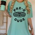 Pre-K Dude Shirt Boy Girl Graduation Back To School Women's Comfort Colors T-Shirt Chalky Mint