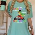 Pre k Graduation 2025 Pre-k Kindergarten Graduate Dinosaur Premium Tri-Blend Women's Comfort Colors T-Shirt Chalky Mint
