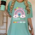 Pre k Graduation Class 2025 Graduate Pre-k Rainbow Girls Women's Comfort Colors T-Shirt Chalky Mint