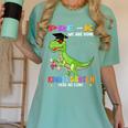 Pre k Graduation We Are Done Class 2023 Pre-k Dinosaur Boys Women's Comfort Colors T-Shirt Chalky Mint