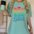 Pre-K Prek3 Prek4 Graduate Quarantine Preschool Graduation Women's Comfort Colors T-Shirt Chalky Mint