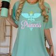Pre-Med Women Pre Med Princess Graduation Women's Comfort Colors T-Shirt Chalky Mint
