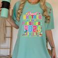 Pre School Graduation Idea Brother & Preschool Graduation Women's Comfort Colors T-Shirt Chalky Mint