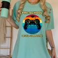 Pre-School Level Complete Graduation Video Gamer Preschool T Women's Comfort Colors T-Shirt Chalky Mint