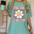 Preschool Graduation Graduate Cute Groovy Last Day Of Pre K Women's Comfort Colors T-Shirt Chalky Mint