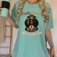 Pretty Educated African American Graduation Class 2024 Women's Comfort Colors T-Shirt Chalky Mint