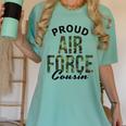 Proud Air Force Cousin Deployment Homecoming Graduation USAF Women's Comfort Colors T-Shirt Chalky Mint