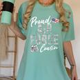 Proud Air Force Cousin US Air Force Graduation Cousin Tee Women's Comfort Colors T-Shirt Chalky Mint