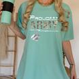 Proud Army Father-In-Law US Army Graduation Father-In-Law Women's Comfort Colors T-Shirt Chalky Mint
