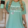 Proud Army Stepmom Army Graduation Stepmom US Army Stepmom Women's Comfort Colors T-Shirt Chalky Mint