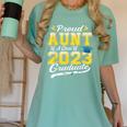 Proud Aunt Of a Class Of 2023 Graduate Senior Graduation Women's Comfort Colors T-Shirt Chalky Mint