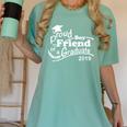 Proud Boyfriend Of A Graduate 2019 Family Graduation Shirts Women's Comfort Colors T-Shirt Chalky Mint