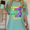 Proud Brother Of 2022 Pre K Graduate Graduation Women's Comfort Colors T-Shirt Chalky Mint