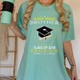 Proud Brother The Class Of 2018 Graduate Graduation T Shirt Women's Comfort Colors T-Shirt Chalky Mint