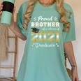 Proud Brother Class Of 2021 Graduate Senior 21 Graduation Women's Comfort Colors T-Shirt Chalky Mint