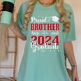 Proud Brother Of a Class Of 2024 Graduate For Graduation Women's Comfort Colors T-Shirt Chalky Mint