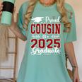 Proud Cousin Of A 2025 Graduate For Graduation Women's Comfort Colors T-Shirt Chalky Mint