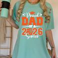Proud Dad Of A 2026 Senior Basketball Graduation Family Women's Comfort Colors T-Shirt Chalky Mint
