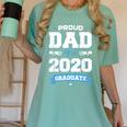 Proud Dad Of A Class Of 2020 Graduate TShirt Graduation Women's Comfort Colors T-Shirt Chalky Mint