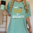 Proud Dad Of A Class Of 2021 Graduate Graduation Women's Comfort Colors T-Shirt Chalky Mint