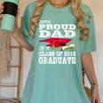 Proud Dad Graduation Shirt 2018 Graduate Tee Women's Comfort Colors T-Shirt Chalky Mint