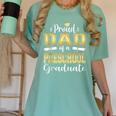 Proud Dad Of Pre School Graduate 2023 Graduation Dad Women's Comfort Colors T-Shirt Chalky Mint