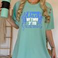 Proud Dad Of Two 2019 Graduates Twin Papa Graduation Women's Comfort Colors T-Shirt Chalky Mint