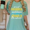 Proud Grandma Of 2023 College Graduate Family 23 Graduation Women's Comfort Colors T-Shirt Chalky Mint