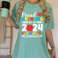 Proud Grandma Of Class Of 2024 Preschool Graduate Graduation Women's Comfort Colors T-Shirt Chalky Mint