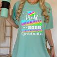 Proud Grandma Of Kindergarten Graduate 2025 Graduation Women's Comfort Colors T-Shirt Chalky Mint