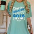 Proud Grandpa Of 2018 Senior T-Shirt Student Graduation Women's Comfort Colors T-Shirt Chalky Mint