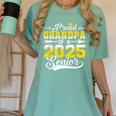Proud Grandpa Of a 2025 Senior Graduate Graduation Women's Comfort Colors T-Shirt Chalky Mint