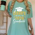 Proud Grandpa Of a Class Of 2026 Graduate For Graduation Women's Comfort Colors T-Shirt Chalky Mint