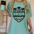 Proud Grandpa Of a Kindergarten Grad Graduation Shirt Women's Comfort Colors T-Shirt Chalky Mint